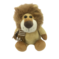 Plush Lion Wearing Scarf